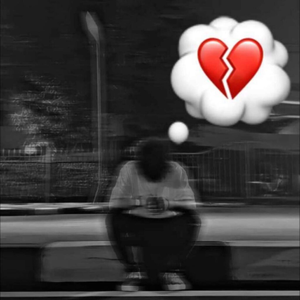 Broken Heart DP for Instagram
