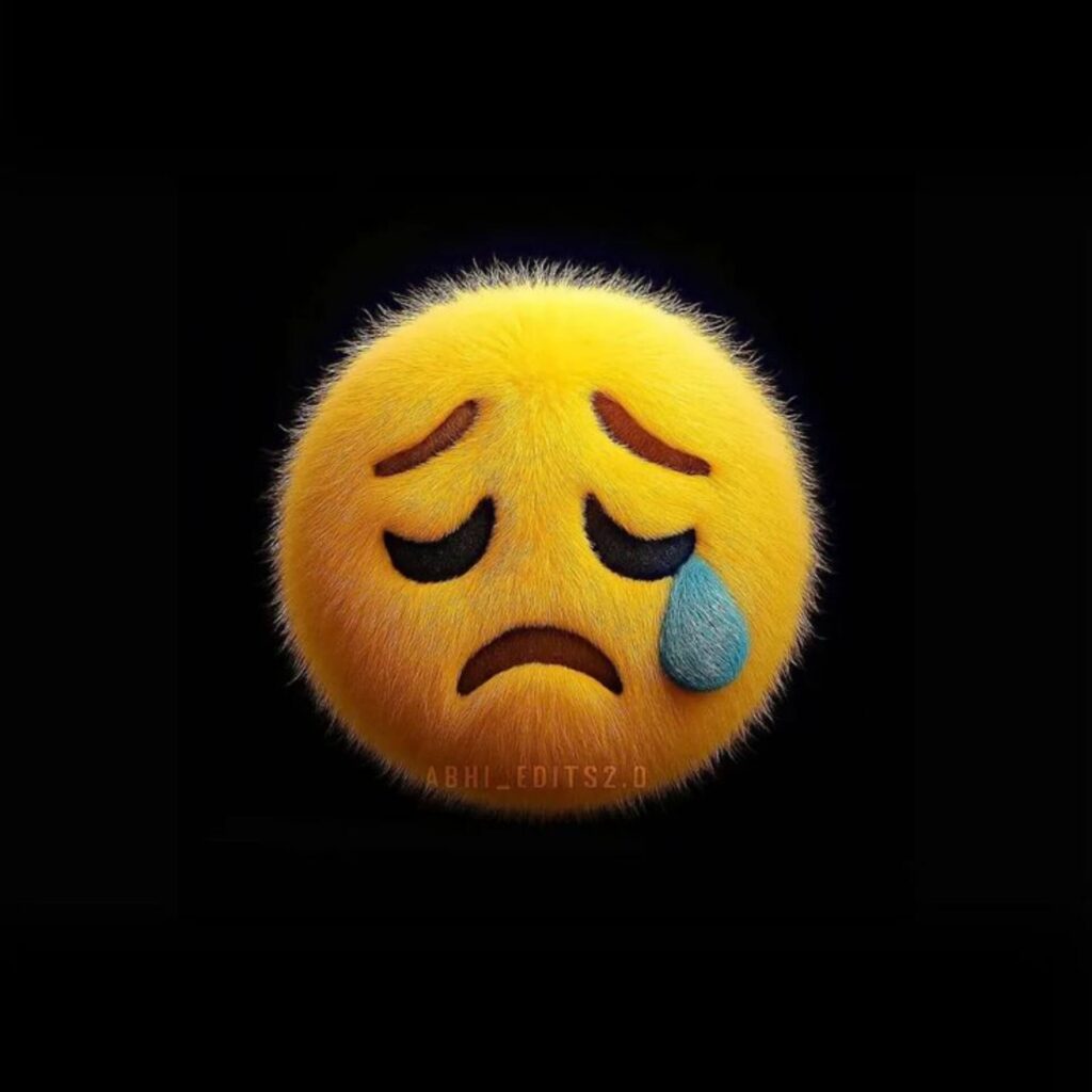 Attitude DP For Sad Emoji
