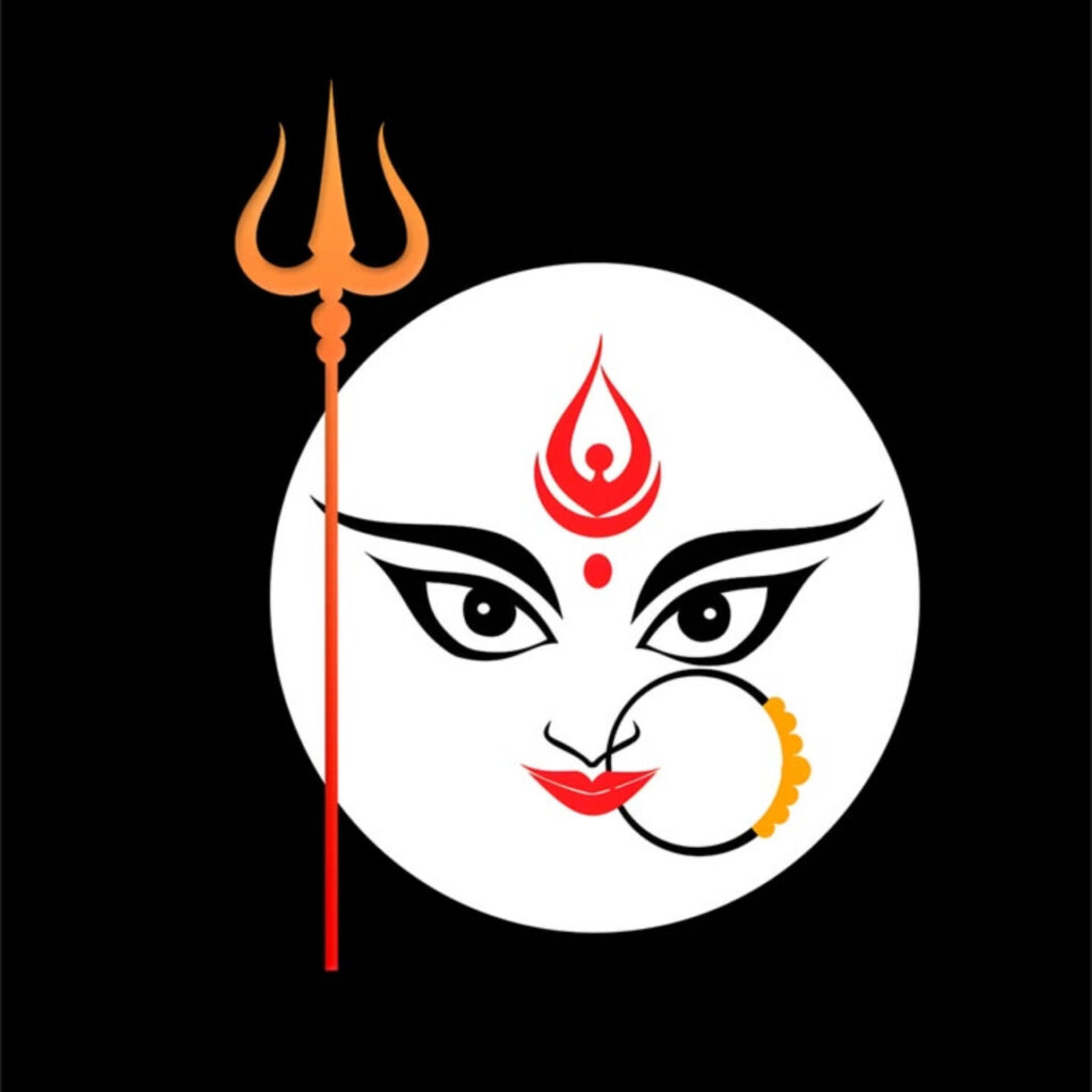 Durga Maa Face Photo Hd
