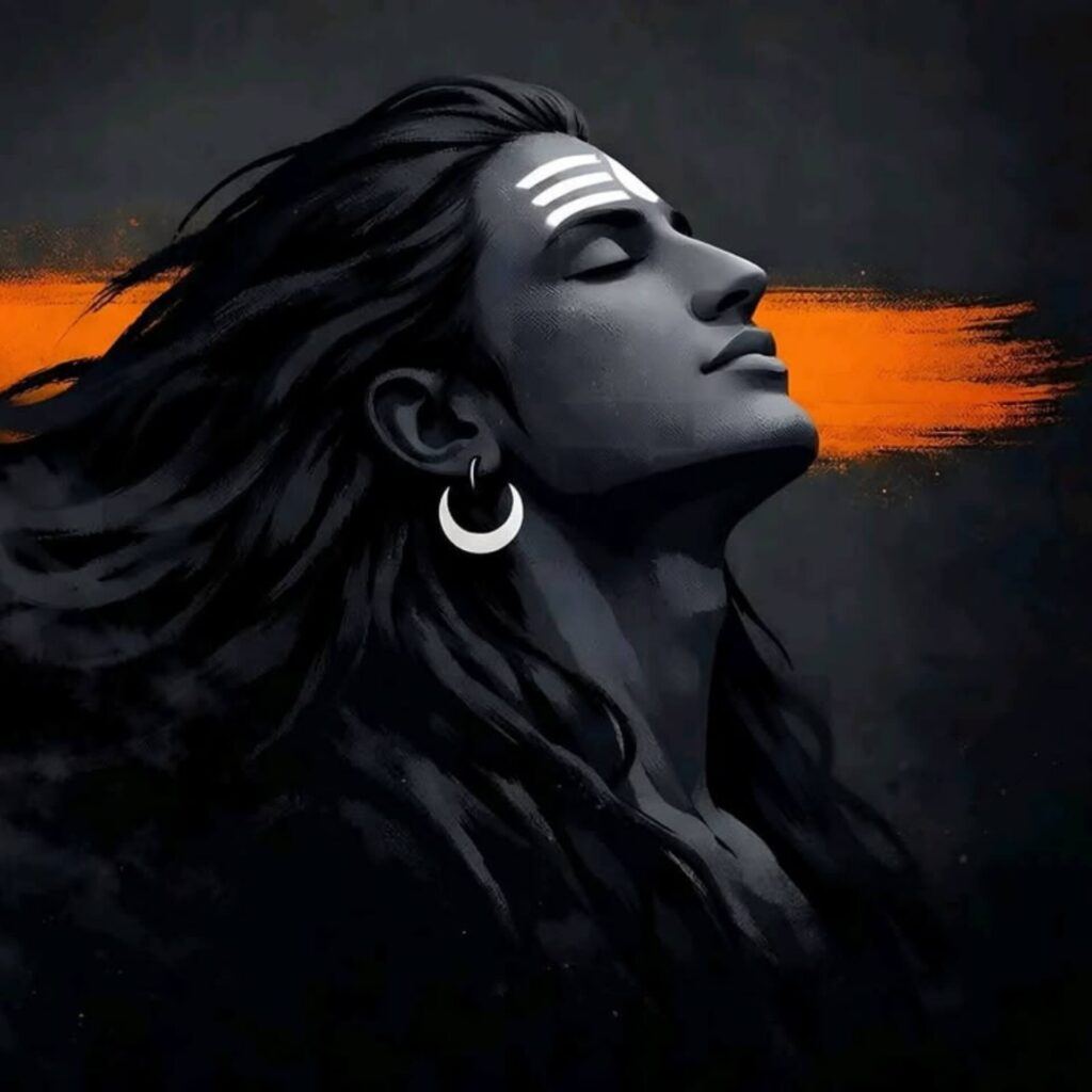 Mahadev dp for WhatsApp black
