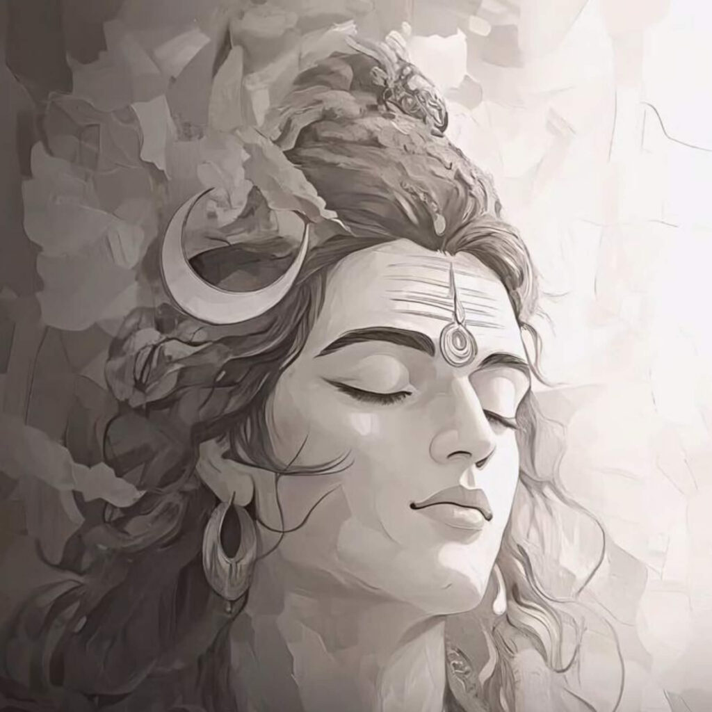 Mahadev dp for WhatsApp black
