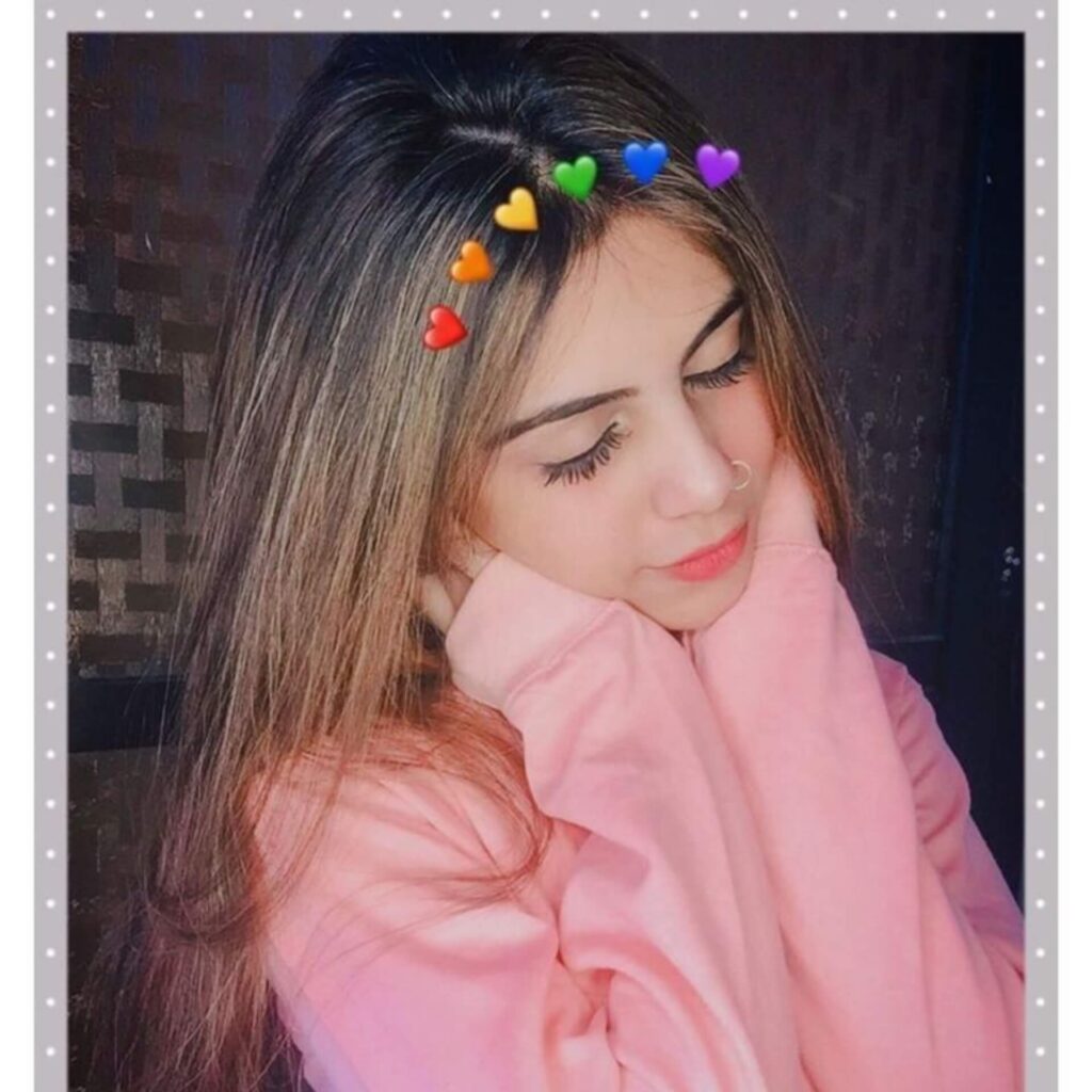 Cute attitude dp girl black