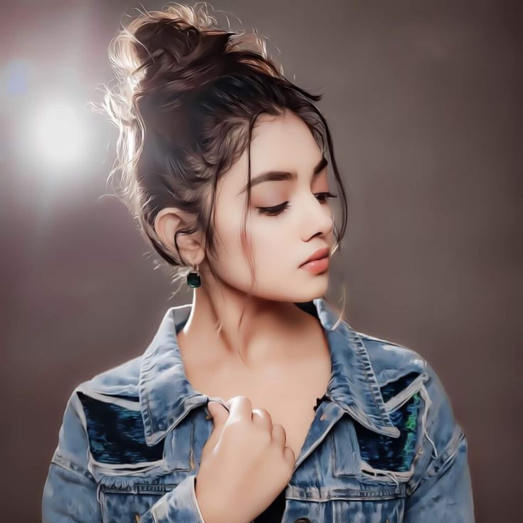 Attitude Girl DP Cartoon