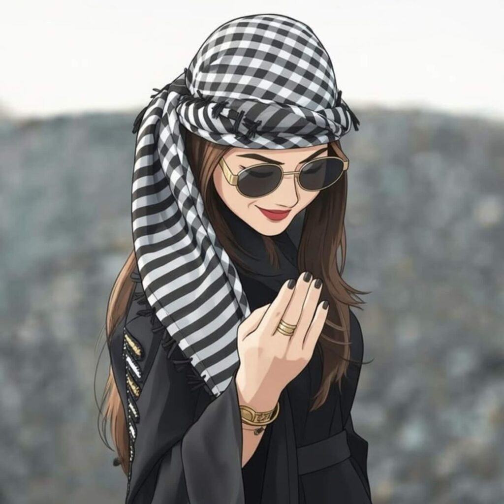 Hijab Girl Dp Cartoon
