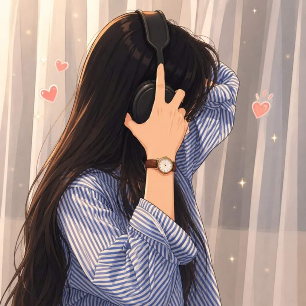 Cute girl pic profile simple

